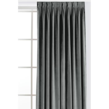 Sivý zamatový dimout záves 530x300 cm Velto – Filumi - Image 11