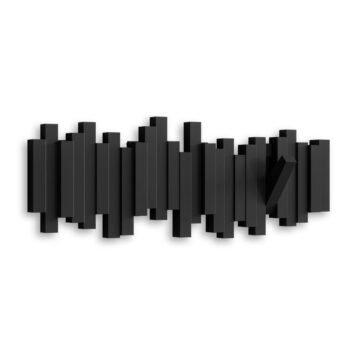 Čierny plastový nástenný vešiak Sticks - Umbra – Obrázok 10