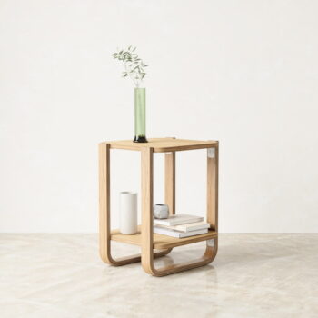 Odkladací stolík z eukalyptového dreva 38x42 cm Bellwood - Umbra – Obrázok 10