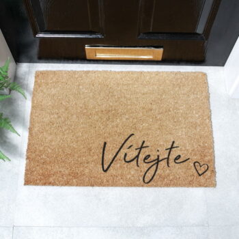 Rohožka z kokosového vlákna 40x60 cm Vítejte – Artsy Doormats – Obrázok 6