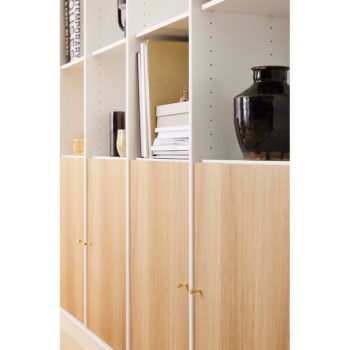 Biela knižnica v dekore duba 176x199 cm Mistral - Hammel Furniture - Image 5