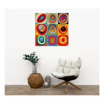 Nástenná reprodukcia na plátne Kandinsky , 45 × 45 cm – Obrázok 3