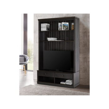 Hnedá TV zostava z borovicového dreva 140x223 cm Anita – Støraa - Image 3