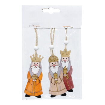 Vianočné ozdoby v súprave 3 ks Three Kings - Casa Selección - Image 2