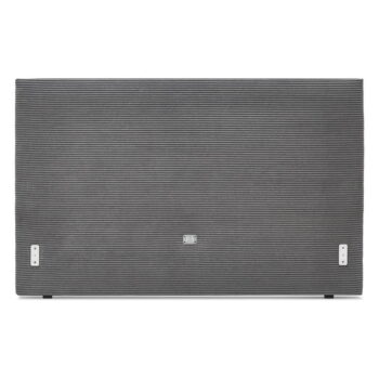 Tmavosivá menčestrová dvojlôžková posteľ Bobochic Paris Anja Dark, 160 x 200 cm – Obrázok 4