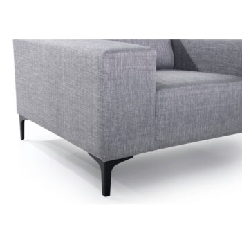Svetlosivé kreslo Diva - Scandic - Image 4