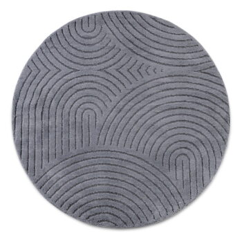 Antracitový okrúhly koberec ø 200 cm Panglao New York Anthracite – Elle Decoration - Image 8
