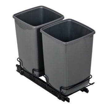 Súprava 2 sivých odpadkových košov Addis In-Cupboard Bin, 10 l - Image 6