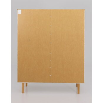 Vysoká komoda v dekore duba v bielo-prírodnej farbe 109x137 cm Skagen – Tenzo – Obrázok 10