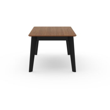 Rozkladací jedálenský stôl s doskou v dekore orechového dreva v prírodnej farbe 100x180 cm Shadow – TemaHome - Image 2