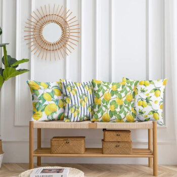 Obliečky na vankúše v súprave 4 ks 43x43 cm Lemons – Mila Home - Image 2