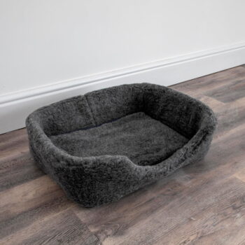 Tmavosivý zvierací peliešok z merino vlny Native Natural, šírka 60 cm – Obrázok 2