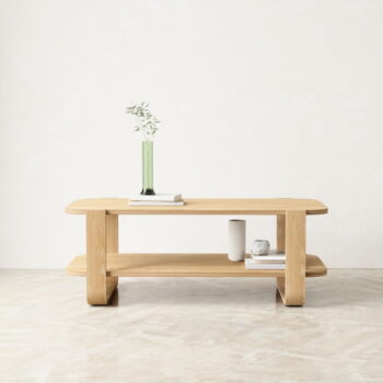 Konferenčný stolík z eukalyptového dreva v prírodnej farbe 55x109 cm Bellwood - Umbra - Image 10