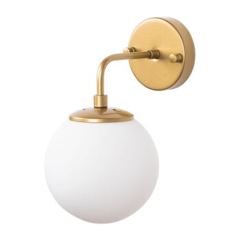 Nástenné svietidlo v zlatej farbe Horn – Opviq lights