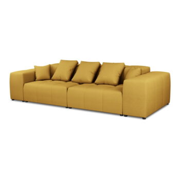 Žltá pohovka 320 cm Rome - Cosmopolitan Design - Image 2