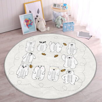 Krémovobiely detský koberec ø 120 cm Comfort – Mila Home - Image 5