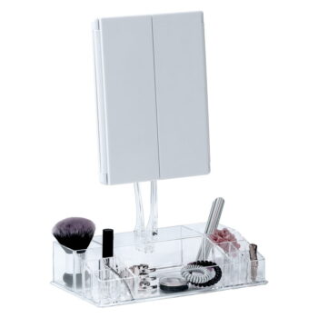 Kozmetické zrkadlo s osvetlením/zväčšovacie (3x) 34,5x39 cm Fanano – Wenko – Obrázok 4