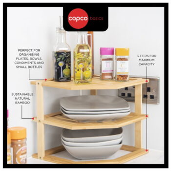 Bambusová prídavná polička Copco - Kitchen Craft - Image 7