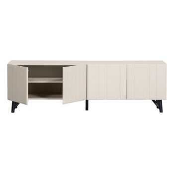 Krémový TV stolík z borovicového dreva 181x56 cm Miller - WOOOD - Image 3