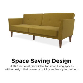 Žltá rozkladacia pohovka 205 cm Regal - Novogratz – Obrázok 10