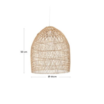 Ratanové tienidlo v prírodnej farbe ø 44 cm Domitila - Kave Home - Image 5