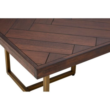 Hnedý okrúhly konferenčný stolík 60x120 cm Brando – Premier Housewares - Image 4