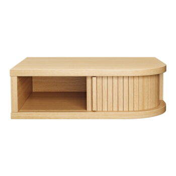 Nočný stolík v dekore duba v prírodnej farbe Farsta - Woodman - Image 3