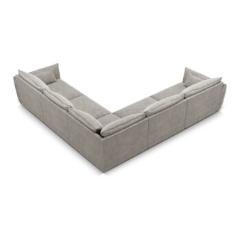 Svetlosivá rohová pohovka (variabilná) Vanda - Mazzini Sofas - Image 3