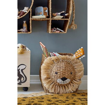 Detský kôš na hračky z prútia v prírodnej farbe 52x32x36 cm Harrison – Bloomingville Mini - Image 3