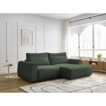 Tmavozelená rohová pohovka Aden – Bobochic Paris - Image 2