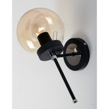 Okrovožlto-čierne nástenné svietidlo ø 15 cm Tokyo – Squid Lighting - Image 2