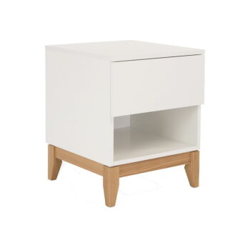 Biely odkladací stolík Woodman Blanco - Image 3