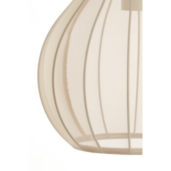 Béžová stojacia lampa s textilným tienidlom (výška 156,5 cm) Elati – Light & Living - Image 5