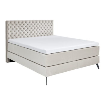 Béžová boxspring posteľ 200x200 cm La Maison - Meise Möbel