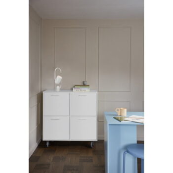Biela nízka komoda 89x82 cm Keep by Hammel - Hammel Furniture - Image 2