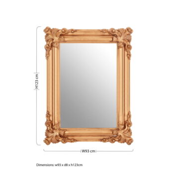 Nástenné zrkadlo 93x123 cm Georgia – Premier Housewares - Image 4