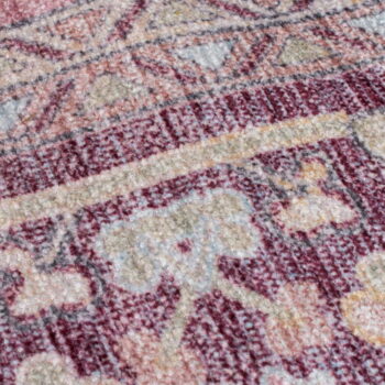 Svetločervený umývateľný behúň s prímesou recyklovaných vlákien 60x230 cm Windsor – Flair Rugs - Image 5