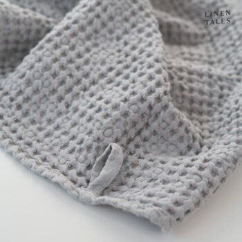 Svetlosivé uteráky a osušky v súprave 3 ks Honeycomb - Linen Tales - Image 5