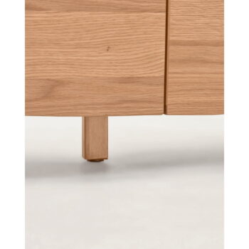 TV stolík v dekore duba v prírodnej farbe 200x45 cm Rasha – Kave Home - Image 8