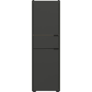 Antracitová vysoká kúpeľňová skrinka 34x111 cm Forano – Germania