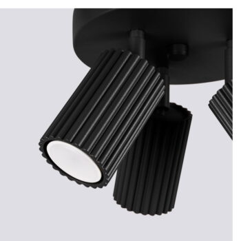 Čierne stropné svietidlo Gleam – Nice Lamps - Image 8