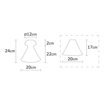 Stropné svietidlo v bronzovej farbe s kovovým tienidlom ø 20 cm Berceste – Opviq lights - Image 4