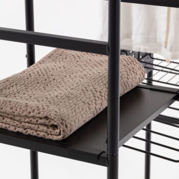 Čierny šatník Kave Home Storn, výška 182 cm - Image 5