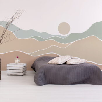 Samolepka na stenu 250x200 cm Desert Sunrise - Ambiance – Obrázok 3