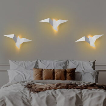 Biele LED nástenné svietidlo Pacali – Opviq lights - Image 6