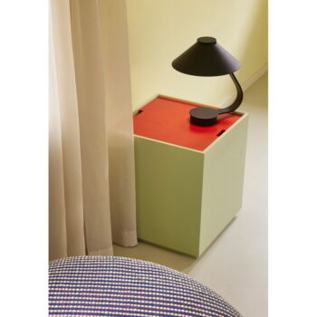 Čierna LED stmievateľná stolová lampa (výška 31 cm) Muri – Hübsch – Obrázok 3