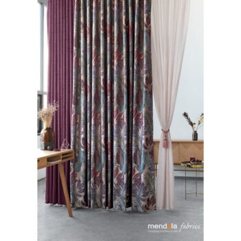 Ružová záclona 140x260 cm Modena – Mendola Fabrics - Image 6