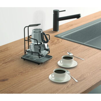 Nerezový odkvapkávač na moka kanvičku Lava – Metaltex - Image 4