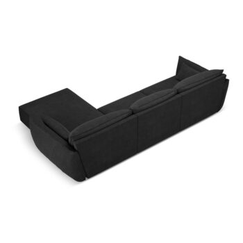 Tmavosivá rohová pohovka (pravý roh) Vanda - Mazzini Sofas - Image 3