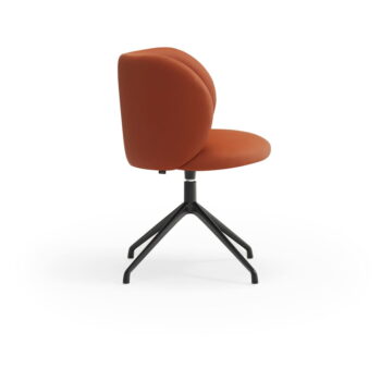Oranžová jedálenská stolička Mogi – Teulat - Image 4
